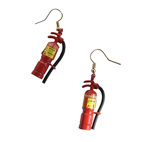 Preisvergleich Produktbild BQZB earringsimulation Feuerlöscher ohrringe Kreative Mini Minimalismus Concise Design Schmuck Geschenk Weibliche Ohr Pins