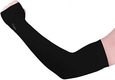 Warm In Winter Cooling or Warmer Sleeves Thumb Hole Sleeve Men and Women for Cycling Running Outdoor Activities