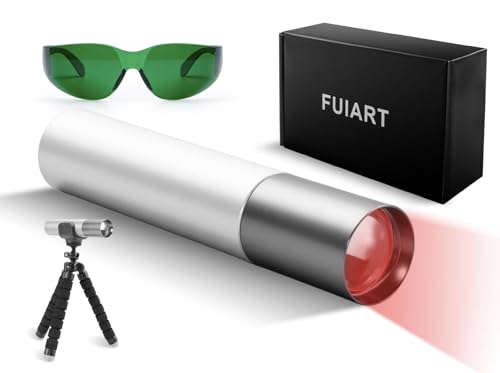 Red Light Therapy Torch for Pain Relief (Silver)