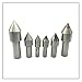 High Precision Lathe Dead Center with Tungsten Steel Tip - Straight Handle White Steel Alloy, 1pcs