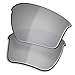 OSharp Performance Replacement Lenses for Oakley Flak Jacket XLJ Sunglasses - Chrome Silver