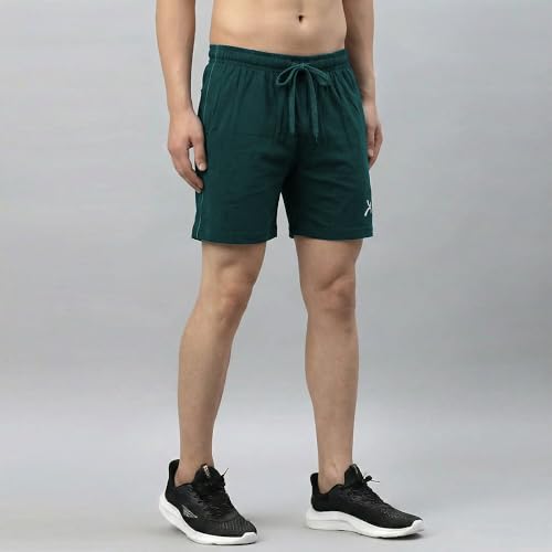 Image of Amul Comfy Men Ultra Soft Cotton-Rich Drawstring Lounge Shorts