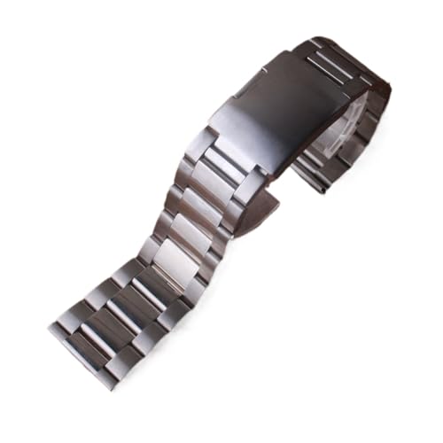 Bracelets de montre en acier inoxydable LAMGUL Run Ken en métal massif