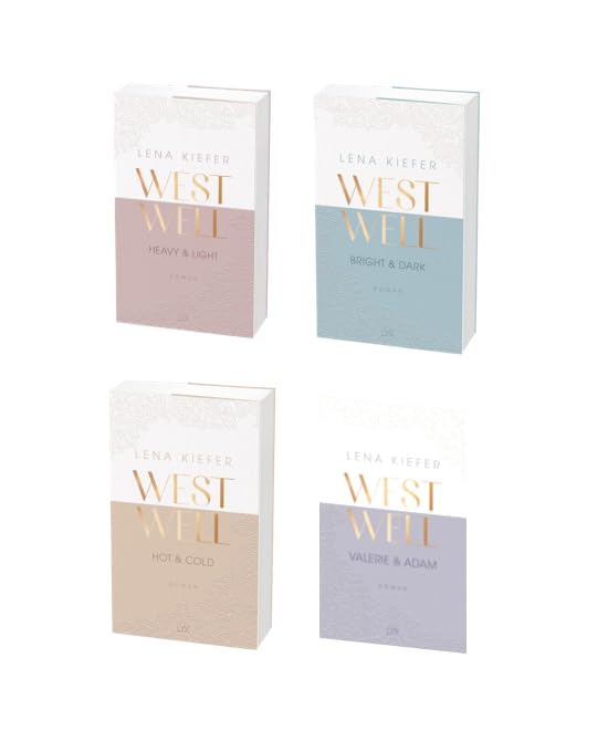 Lena Kiefer Westwell Reihe - 1 Heavy and Light, 2 Bright and Dark, 3 Hot and Cold und exklusive Kurzgeschichte Valerie & Adam