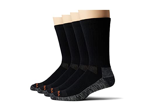 Image of Merrell Unisex Adult Men's and Women's Durable Everyday Work Crew Socks - 3 & 6 Pairs - Anti-odor Cotton