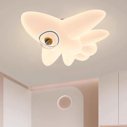 Plafonniers modernes de dessin animé crème pour illuminer la chambre à coucher