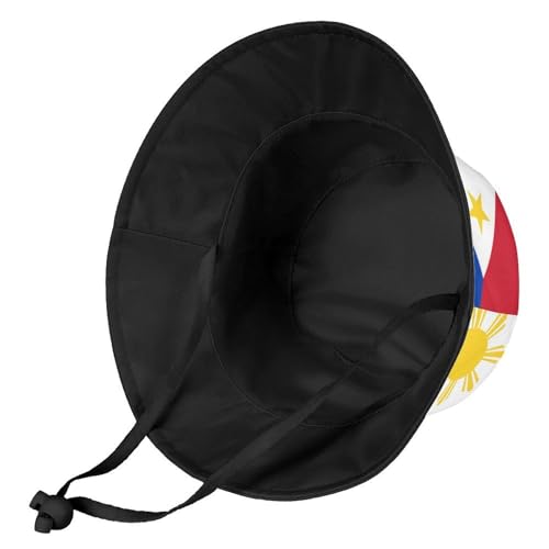 Philippines FlagChildren's Bucket Hat for Boys and Girls, Breathable Summer Beach Hat54cm2