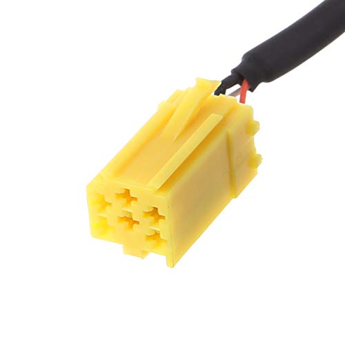 WANGYUMI Plug Adapter, Car Bluetooth AUX Adapter Wireless Radio Stereo AUX-in Cable for Smart ForTwo 451 5351