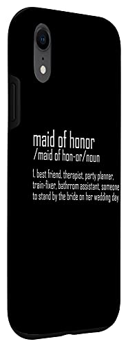 Iphone Xr Maid Matching Bridal Party Gifts Bridesmaid Matron Of Honor Case #TOP2