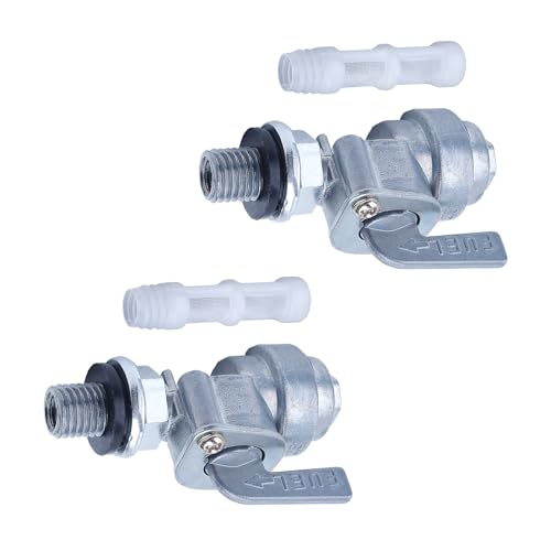 Atunee Válvula de cierre del tanque de combustible del generador para Honda GX200 GX160 GX140 GX120 2KW M10x1.5 válvula de combustible interruptor de tanque de combustible de gas, 2 unidades