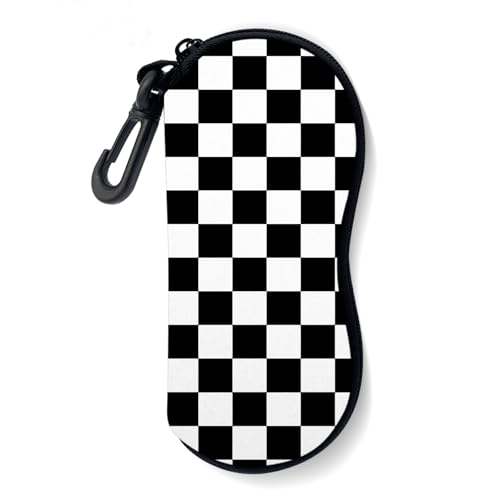 Image of Sunglasses Soft Case, Ultra Light Portable Neoprene Zipper Glasses Case for Men Women