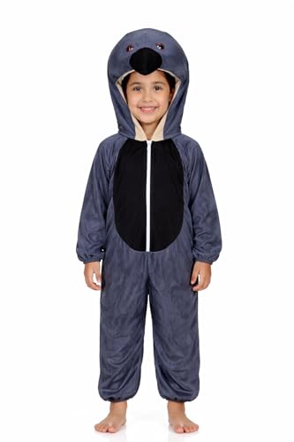 Image of Kids Animal & Bird Costumes - Comfortable Fleece Fancy Dress Outfit | Soft Plush Onesie | School Events, Theme Parties, Photoshoot