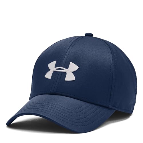 Under Armour Men's Standard Storm Blitzing Adjustable Cap, (408) Academy / / Halo Gray, One Size Fits Most