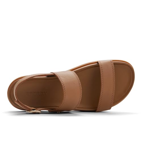 Image of Sperry womens Capri Leather Two Strap Slingback Sandal