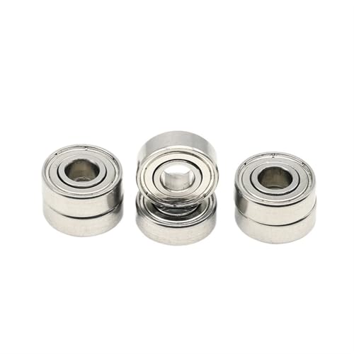 Rodamiento de acero inoxidable AISI304 no magnético ABEC-7 S624ZZ con máxima suavidad de rotación