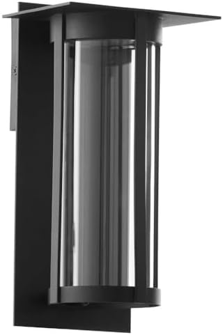 Quorum Lighting 710-12-69 Abram Outdoor Wall Lantern, 1-Light LED 8 Watts, Textured Black