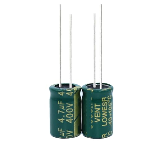 Condensateur 400V 4.7uF électrolytique haute fréquence de 8x12mm pour circuits électroniques