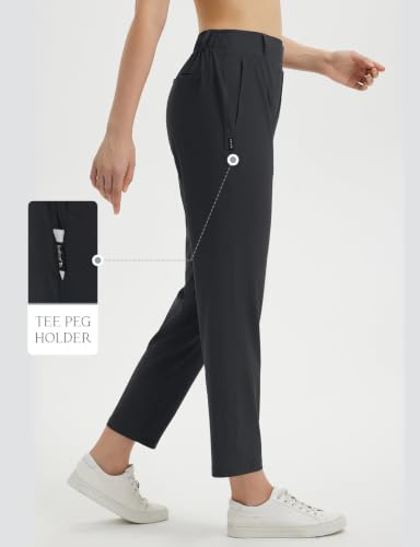 Image of baleaf Women's Golf Pants Work Casual Travel Lightweight