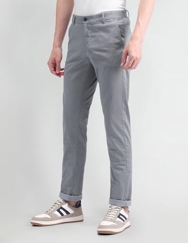 Image of Arrow Men's Mid Rise Slim Pants