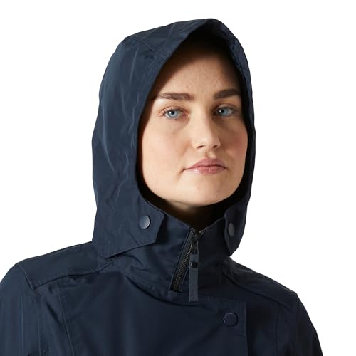 Helly Hansen Women's Navy Waterproof Trench Coat, Medium - Image 3