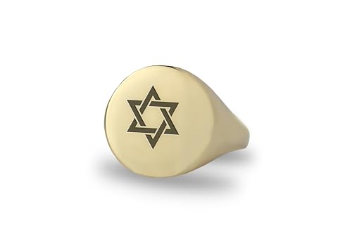 Bague juive en or large : l'alliance parfaite du judaïsme et de la foi à s'offrir