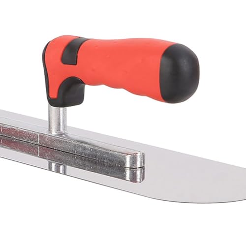 Wisyurt Edelstahl-Putzglätter, Flachglättkelle und Pool-Kelle (14 X 4 & 11 X 4) Trockenbau Putz Mauerwerk Handwerkzeug