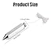 2pcs Hexagon Steel Plumb Bob, Plumb Bob with 4m/13.12ft String Building Verticality Measuring Tool for Construction Workers