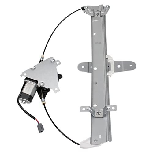 Image of TRQ Rear Right Power Window Regulator & Motor Assembly Passenger Side Compatible with 1998-2011 Lincoln Town Car