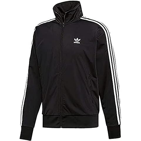 adidas Men Firebird Track Top in Black Cover