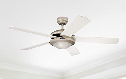 78171 Monarch Trio 132 cm Polished Brass Ceiling Fan, Light Kit with Frosted Glass