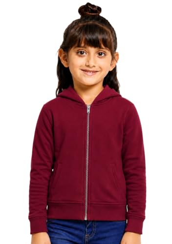 Image of ADBUCKS Girl's Cotton Hooded Sweatshirt