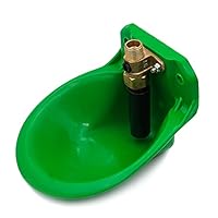 BREUAILY Automatische Tränke Schafe Automatischer Ziegen Wassernapf mit Kupfer Ventil Wassertrog Schaf Ziegen Pferd ViehträNke Tränkebecken