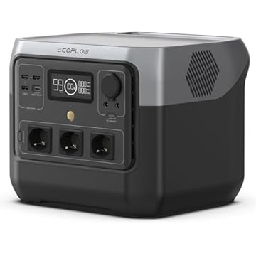 ECOFLOW 220V Estação de energia portátil RIVER 2 Pro,bateria LiFePO4 de 768Wh, 220V, gerador solar para Acampamentos ao ar livre/Trailers/Uso doméstico