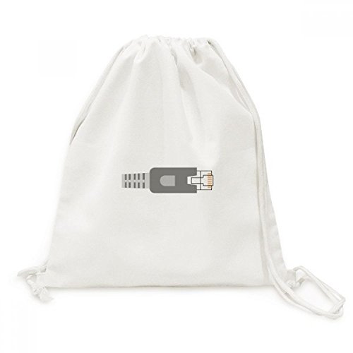 Sac à dos cordon voyage toile imprimée motif schéma technique