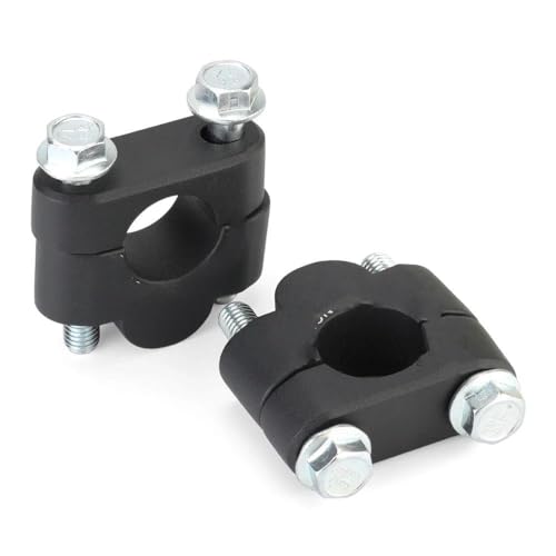 Support de barre de moto tout-terrain 22mm avec couvercle usiné - 6