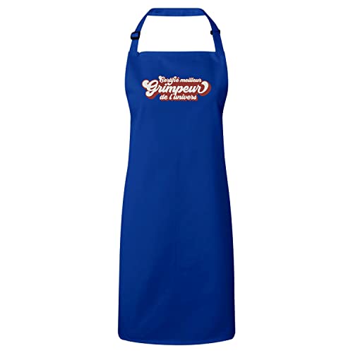 Tablier de cuisine escalade et montagne pour les repas de bivouac et barbecues