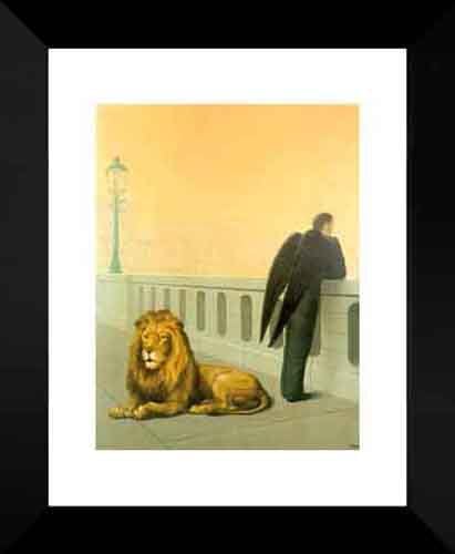 Homesickness 20x24 Framed Art Print by Magritte, Rene