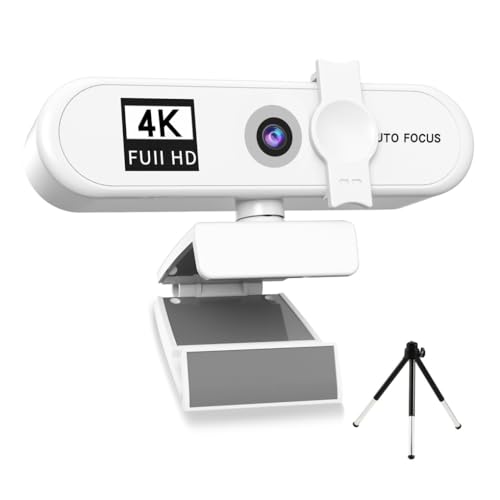 Webcam 4K autofocus avec suivi fluide pour appel vidéo