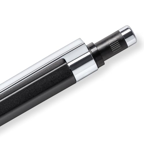 STAEDTLER graphite Druckbleistift 778, schlanke Sechskantform, Linienbreite 0.5 mm, transparente Minendose aus Kunststoff, auf Blisterkarte, 7785ABK25D