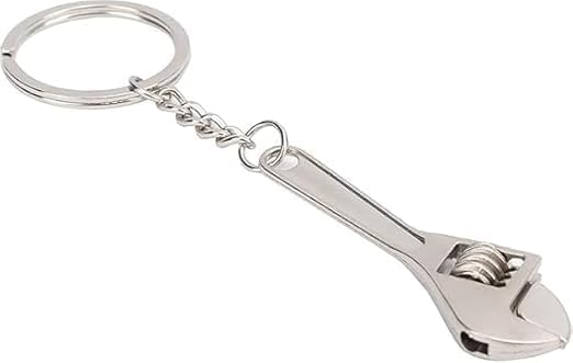 Image of Mini Portable Hand Tool Keychain Adjustable Key Spanner Wrench Universal Chain Universal For Gift. (Mini Wrench+Mini Wire Stripper)
