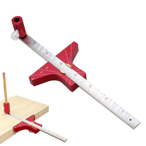 Listado de Reglas para marcos , tabla con los diez mejores. 43 Regla de marcado de trazador de carpintería, Regla de carpintería precisa | Ayuda para dibujo deslizante de precisión | Escuadra de carpintero en T, regla de carpintería tipo T...