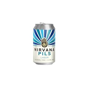 Nirvana - Pilsner Lager 0.5% ABV - Alcohol Free Craft Beer with Crisp Saaz and Magnum Hops - Low Calorie Beer, Vegan Alcohol, Craft Beer Gift Set - 12 x 330ml – Nirvana Brewery