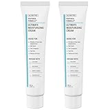 2 piezas crema de cara humectante 100 ml hidratante y acoplamiento de centella humectante niacinamida, ácido hialurónico, crema de ojos de colágeno para mujeres hombres