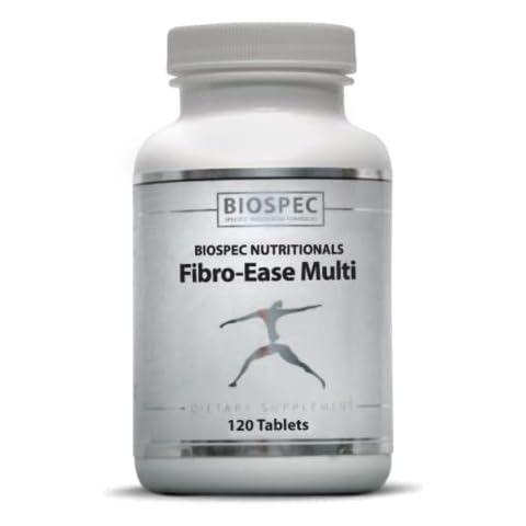 BIOSPEC NUTRITIONALS Fibro-Ease Multi - Contains Essential Vitamins & Minerals - Support Energy Production & General Health (120 Capsules) Cover