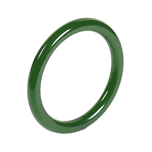Bracelet en jade de Hetian vert rond de 56 mm anti irritation pour femme