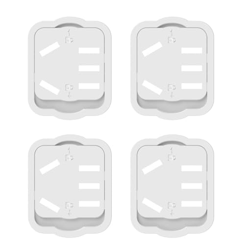 YUNNIAN Fundas para enchufes a prueba de bebés, 4 unidades, color blanco, para el hogar y la oficina, protege contra el agua y el agua