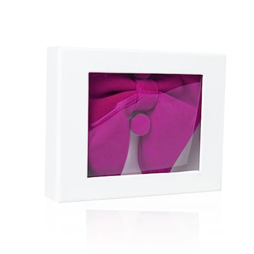 Image of GUSLESON Mens Solid Plaid Velvet Pre-tied Adjustable Bow Tie and Pocket Square Cufflink Set with Gift Box