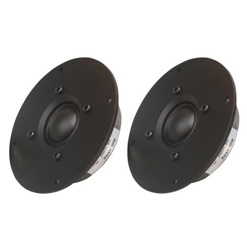 HIFIDIY LIVE 2PCS HiFi 4 inch Tweeter Speaker Unit 25-core Black Silk Membrane 8OHM 30W Home Film Treble Loudspeaker B1-100