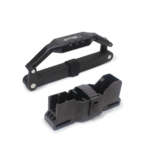 クロップス(crops) K5-CABRIO(カブリオ) ブレードロック 6mm×800mm K5-FD60B ボトルゲージ固定 5ダイヤル 約10万通りの暗証番号設定 フォールディングロック 日本ブランド 自転車鍵