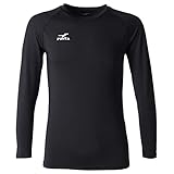 [フィンタ] FINTA サッカー フットサル ジュニア Jr ストレッチ 長袖 クールネック アンダーシャツ FT5998 (0500) ブラック 150